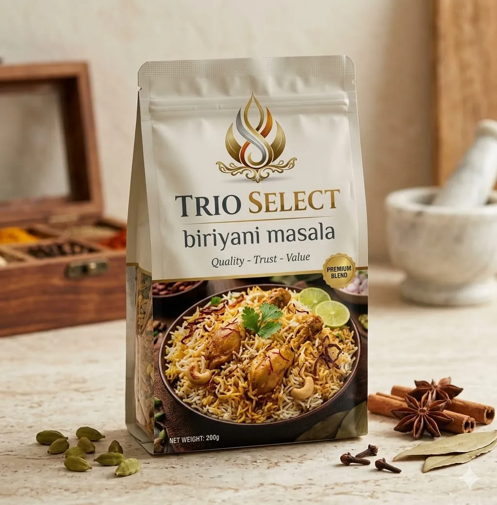 TrioSelect biriyani masala pouch